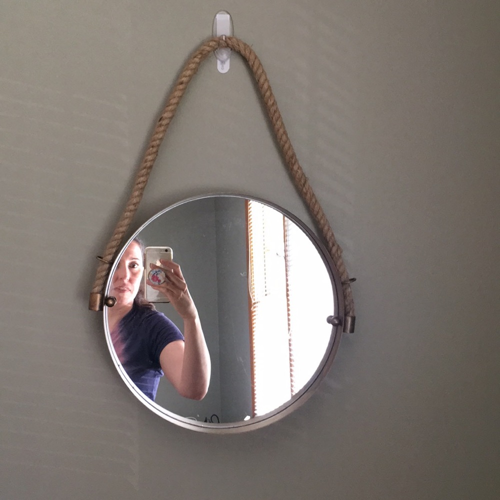[H&M Hime] Distressed Rope Round Mirror